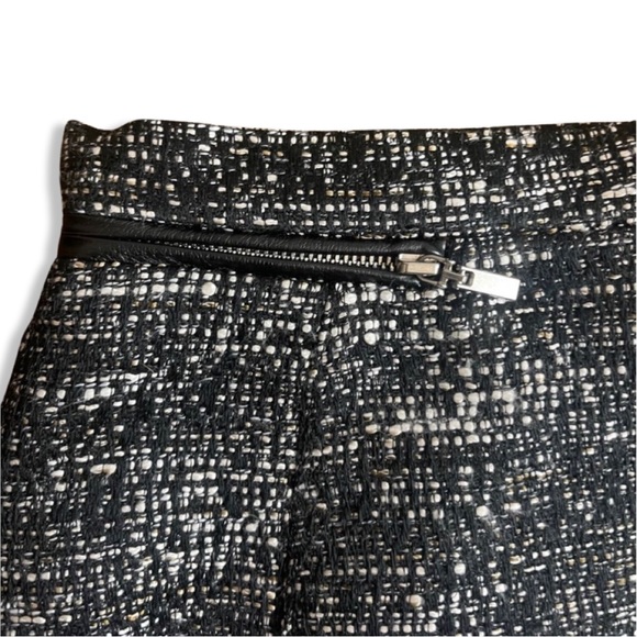 H&M || Boucle Mini Skirt | Black & White || size 10 - Picture 2 of 13